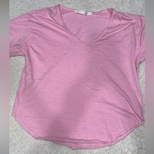 Altar'd State Light Pink V-Neck Tee